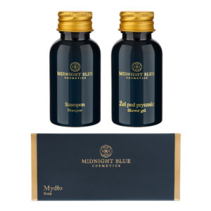 Midnight Blue Mydło 18g + Szampon 30ml + Żel 30ml