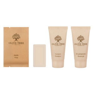 Olive Tree Mydełko 10g + Szampon 20ml + Żel 20ml
