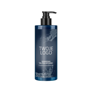 Szampon & Żel pod prysznic hotelowy 2w1 Navy Wave dozownik - 450 ml